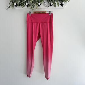 Lululemon Wunder Under Hi-Rise Tight Size 10 Ombré Pink KS
